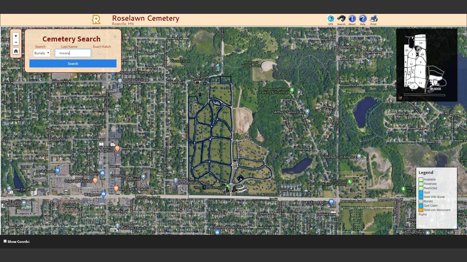 Roselawn Cemetery – Roseville, MN