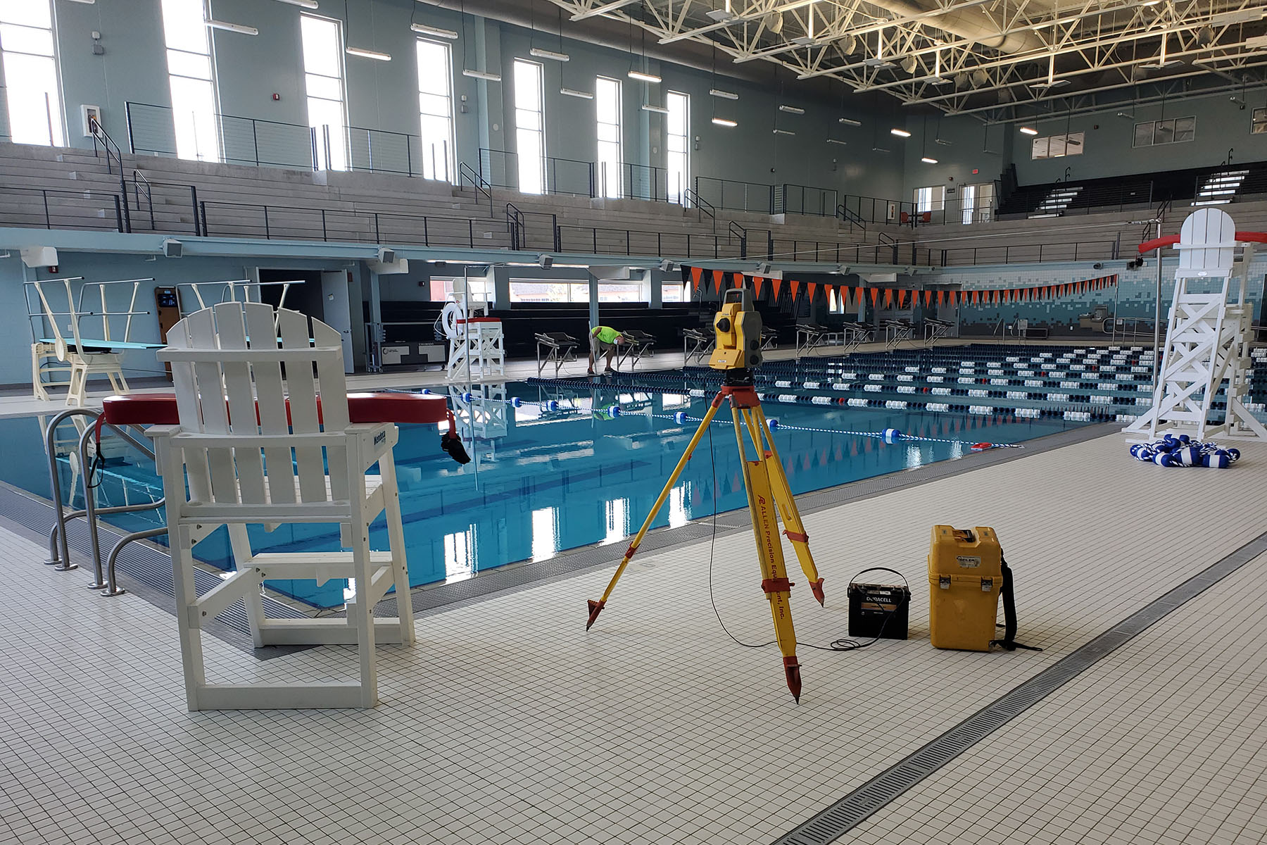 pool1 Pool surveying equipment for USA Swimming certification