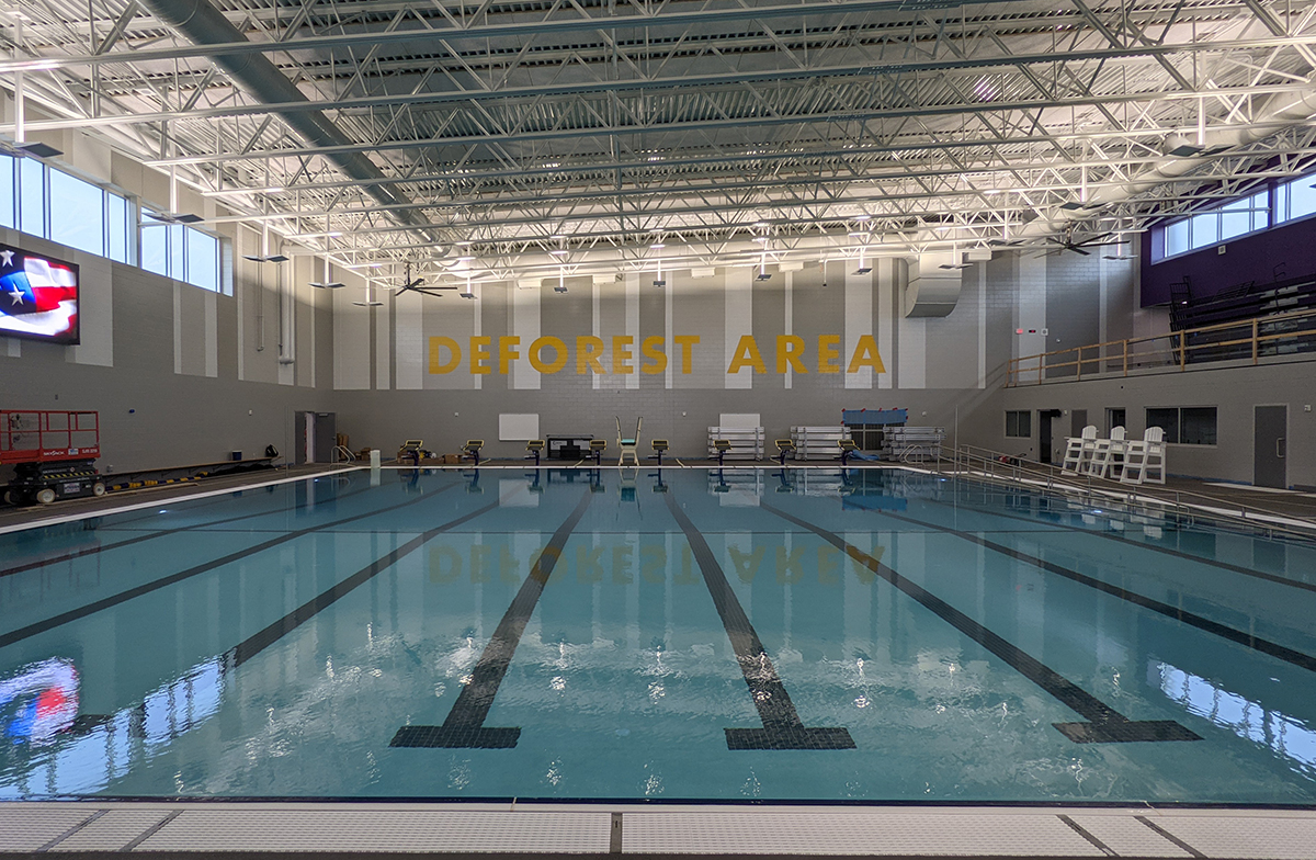 DeForest Area High School Pool Aquatic Design and Engineering