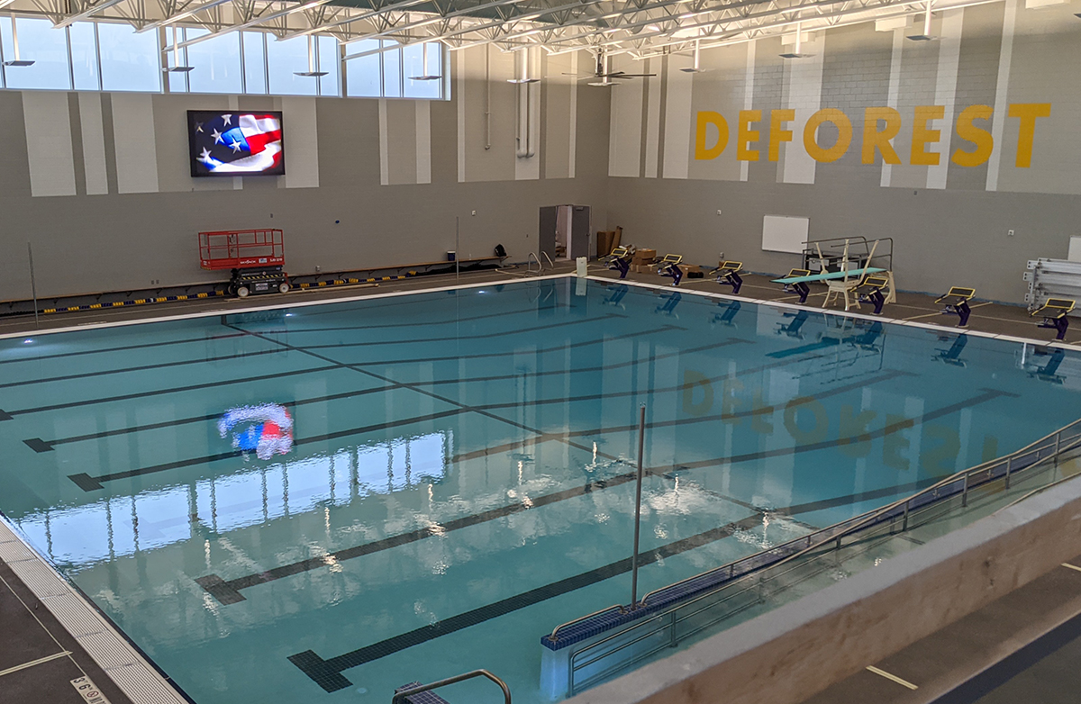 DeForest Area High School Pool Aquatic Design and Engineering