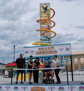 The grand opening of The Rise of Icarus at Mount Olympus Resort in Wisconsin Dells, WI.